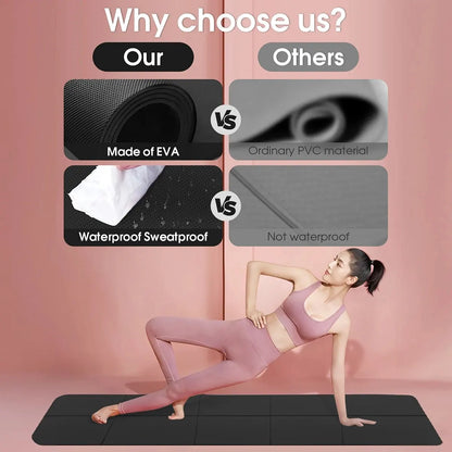 Y4mm EVA Foam Yoga Mat for Fitness & Pilates