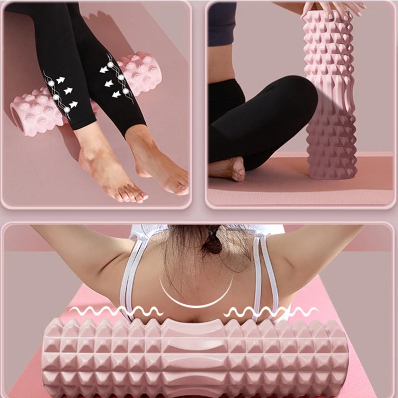 Yoga Foam Roller & Pilates Block Set – Muscle Massage, Fitness Recovery Equipment