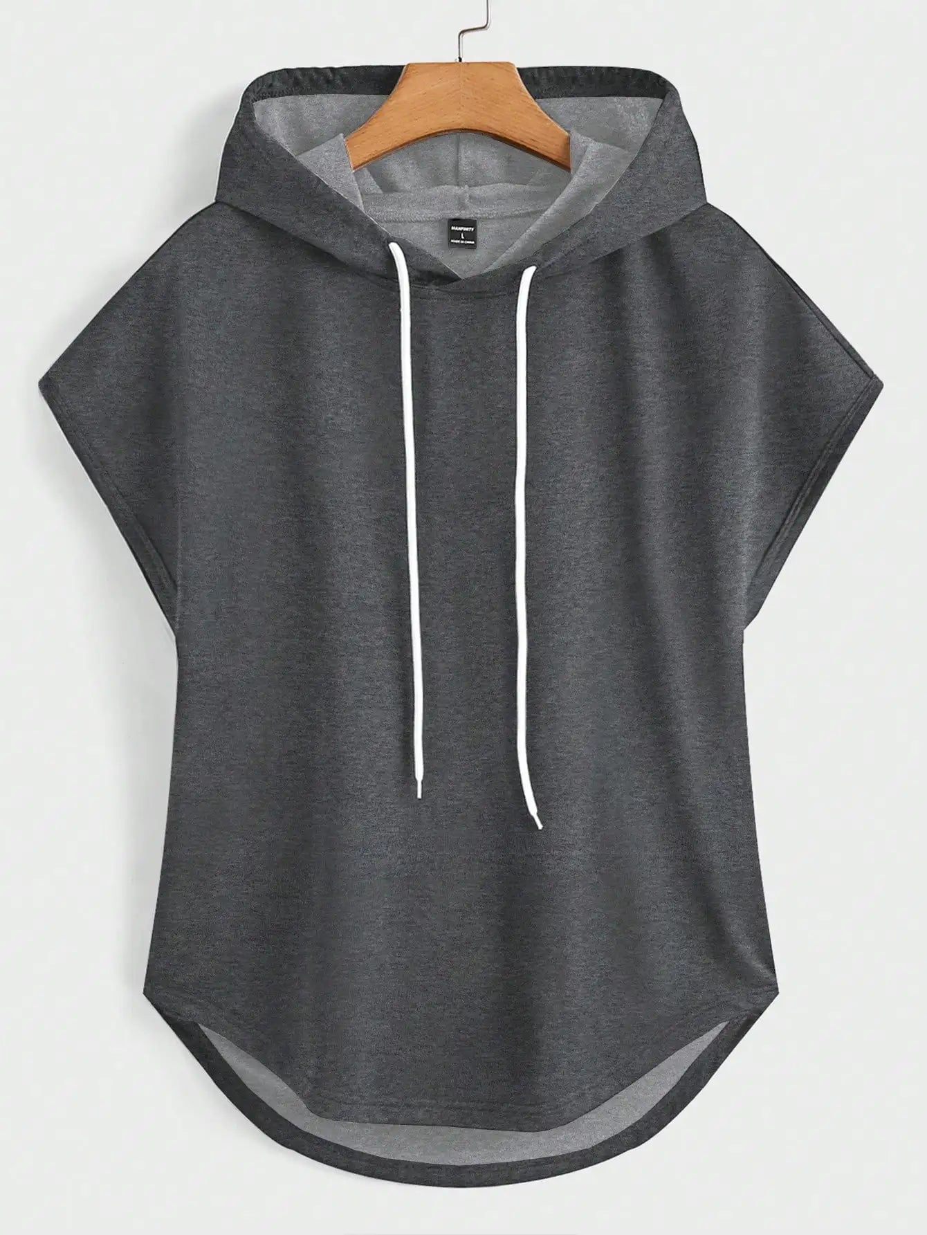 Men's Sleeveless Hooded Tank Top Casual Streetwear Summer Gym Pullover