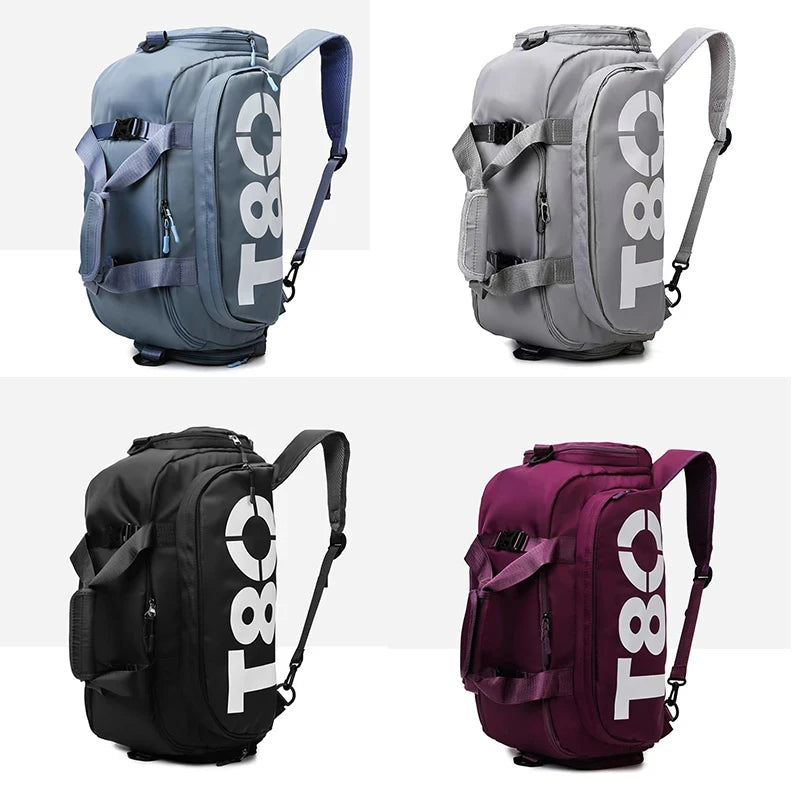 Gym Sports Backpack – Fitness Travel Duffle Bag with Shoe Compartment for Yoga & Workout