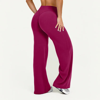 SoftMotion Straight-Leg High Waist Yoga Bottoms