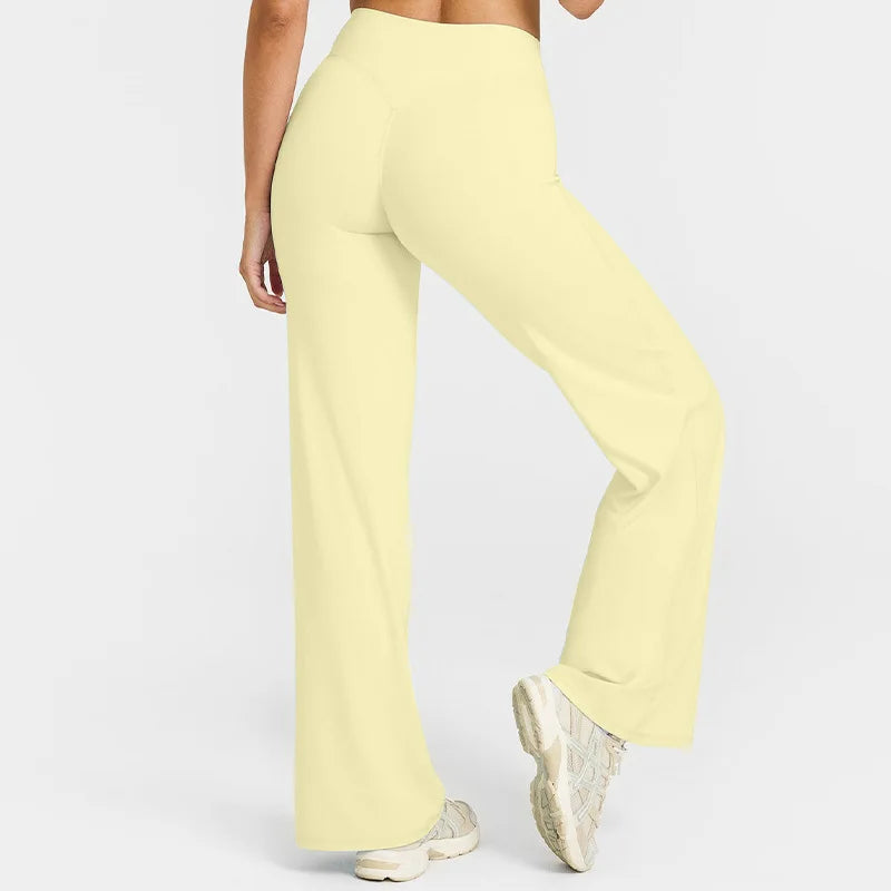 SoftMotion Straight-Leg High Waist Yoga Bottoms