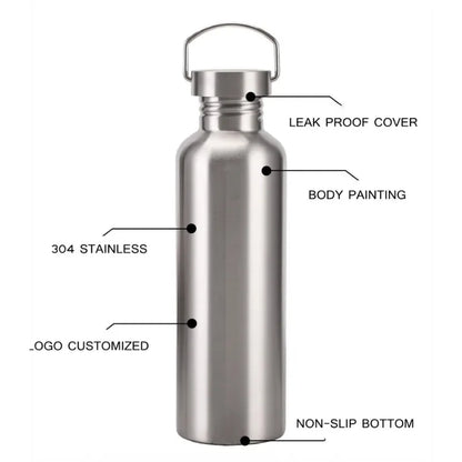 Stainless Steel  Big Mouth sports Drinking Bottle