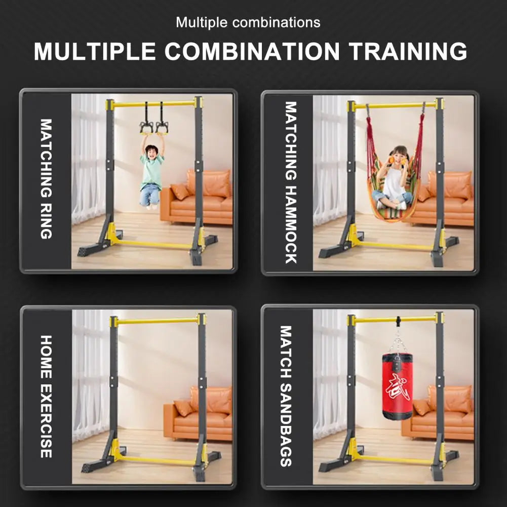 Pull Up Station, Portable Pull-up Bar Station, Free Standing Pull Up Bar for Home Gym, Pull Up Stand Station 400LBS with 11 Gear