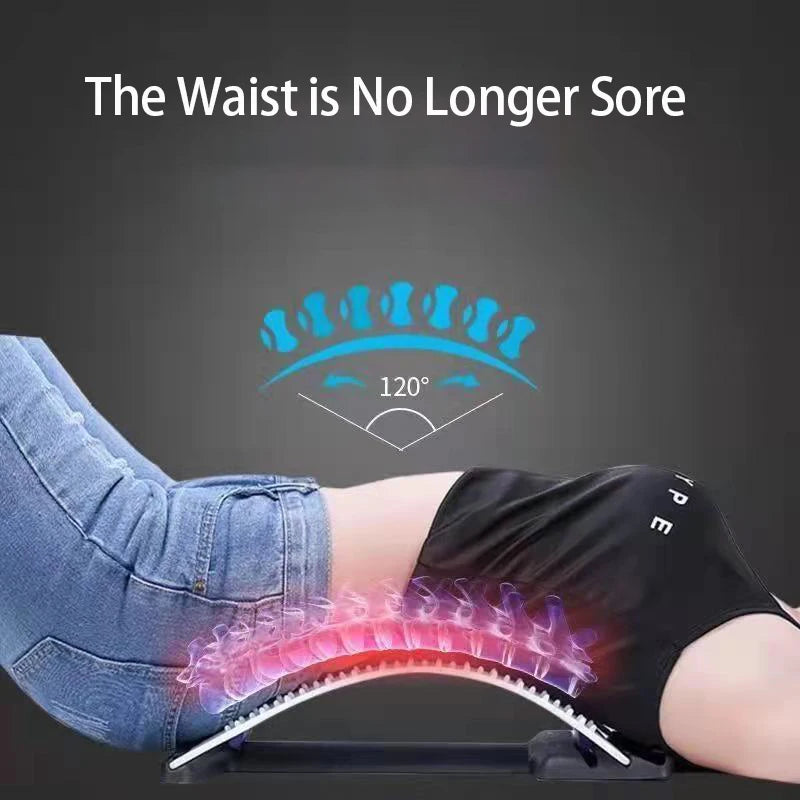 Back Stretcher for Back Pain Relief,  Lower and Upper Back Support for Herniated Disc