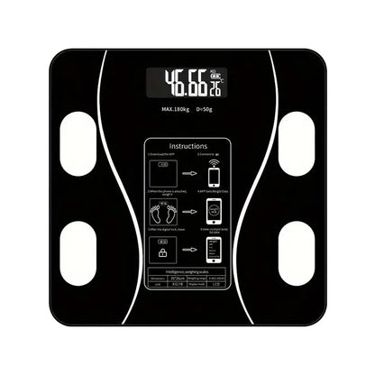 Smart Body Fat Scale – Wireless Digital Bathroom Scale with Body Composition Analyzer & LED Display