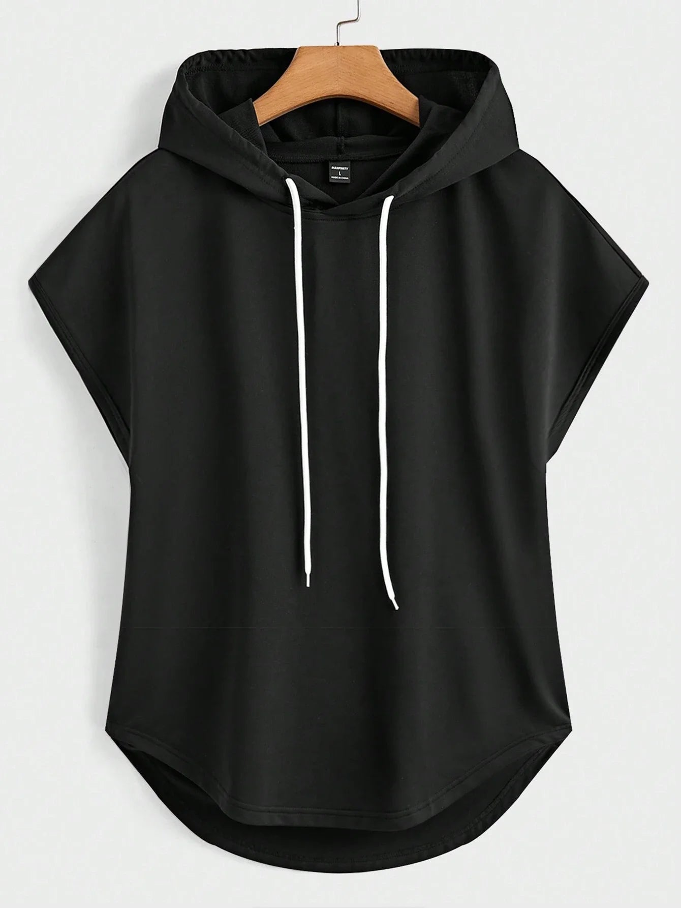 Men's Sleeveless Hooded Tank Top Casual Streetwear Summer Gym Pullover