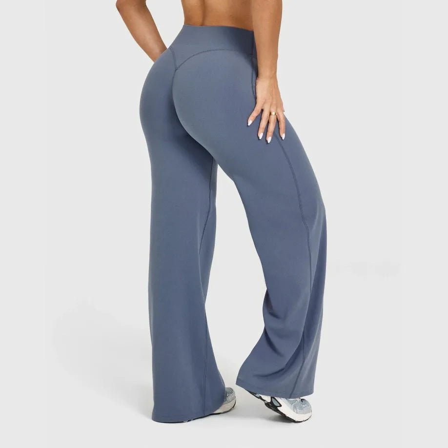 SoftMotion Straight-Leg High Waist Yoga Bottoms
