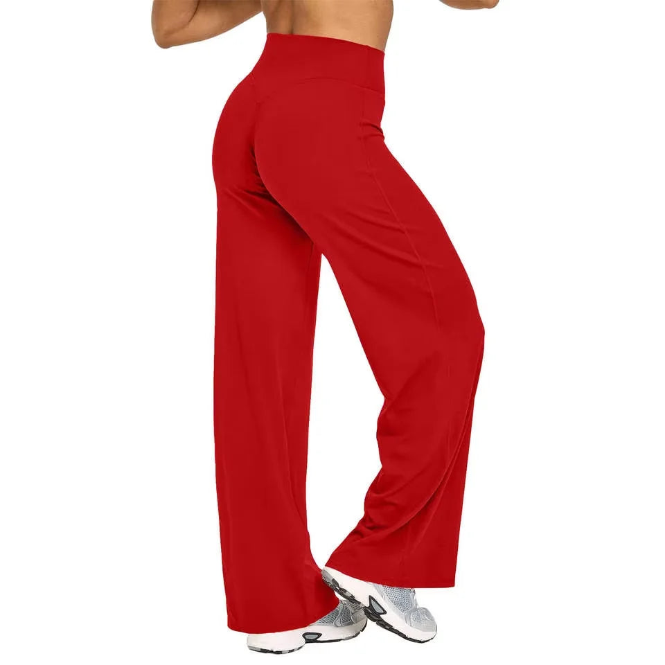 SoftMotion Straight-Leg High Waist Yoga Bottoms