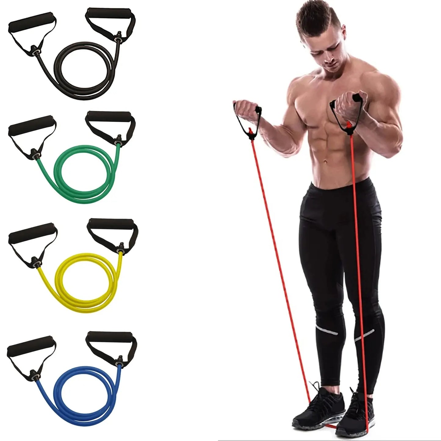 Resistance Bands with Handles for Strength Training at Home