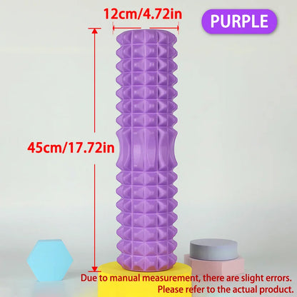 Foam Massage Roller (30/45cm) – Deep Tissue Muscle Relief for Fitness, Physiotherapy & Sports Recovery