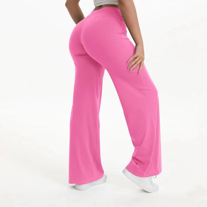 SoftMotion Straight-Leg High Waist Yoga Bottoms