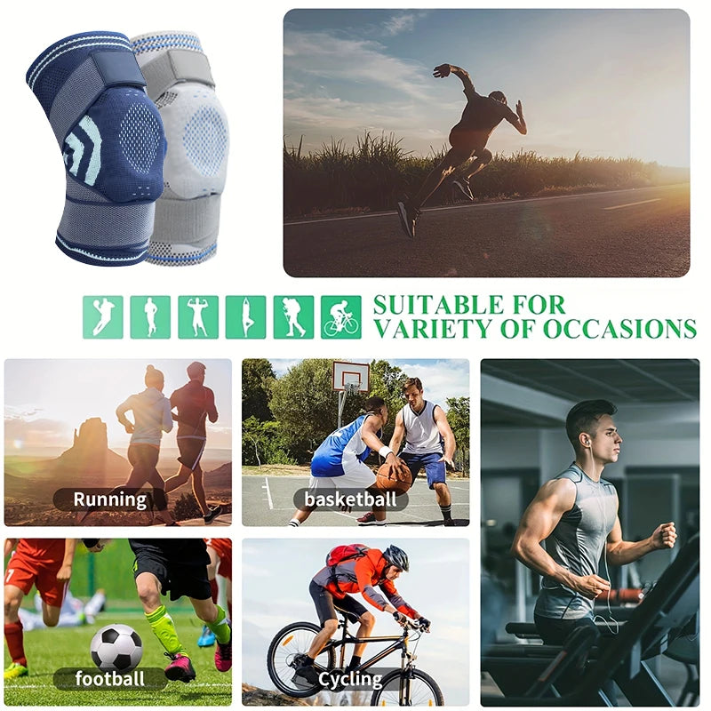 Elastic Knee Support Sleeve for Sports & Fitness