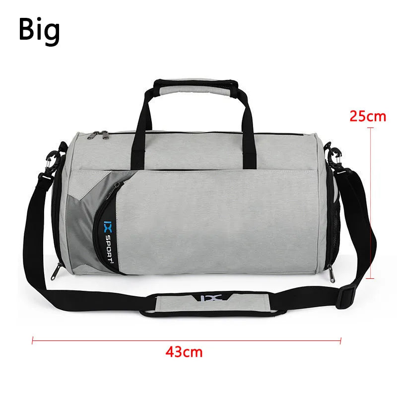 Large Fitness Gym Bag – Wet/Dry Compartments, Shoe Storage, Travel & Workout Duffel