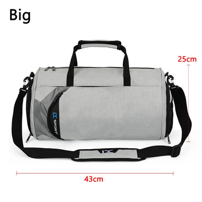 Large Fitness Gym Bag – Wet/Dry Compartments, Shoe Storage, Travel & Workout Duffel
