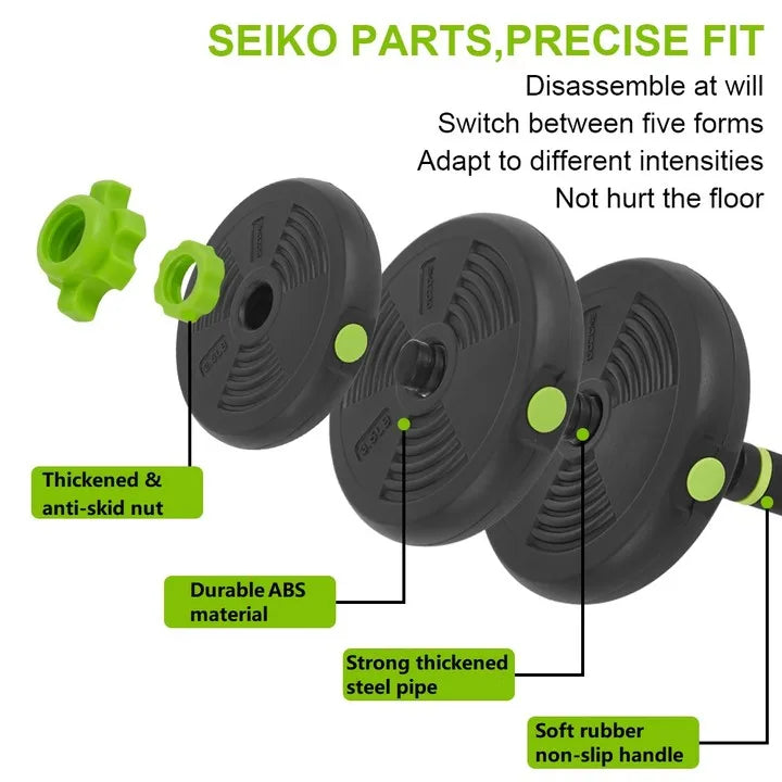 Adjustable Free Weight Dumbbells (44–88 lbs) with Connector Bar