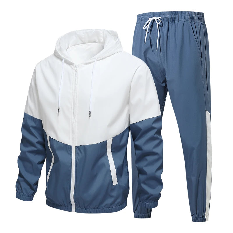 Men’s Sports Tracksuit Set – Breathable Running & Gym Jogger Outfit for Training & Fitness