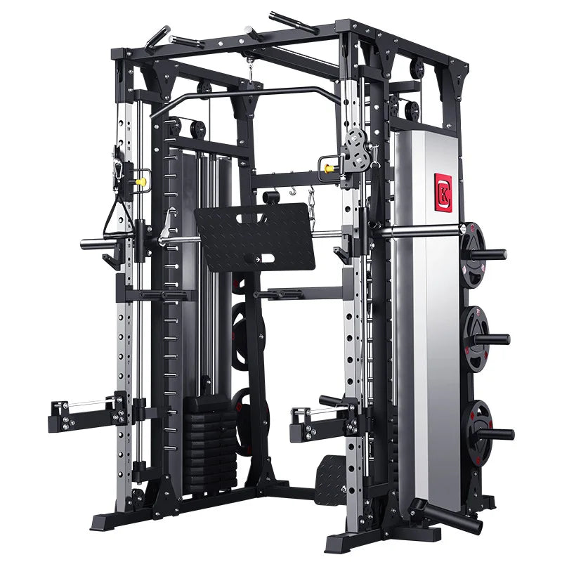 MIYAUP Smith Machine Home Gym – Multifunctional Squat Rack & Strength Training System