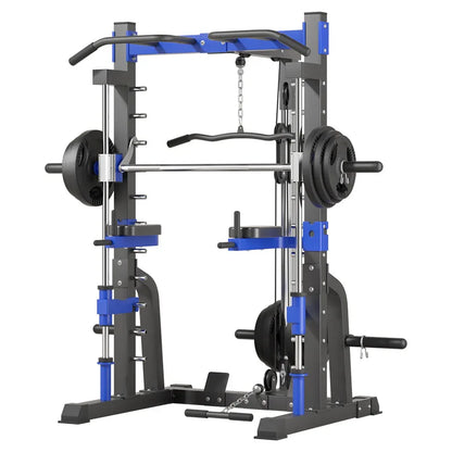 Multi-Function Smith Machine Home Gym – All-in-One Strength Training & Squat Rack System