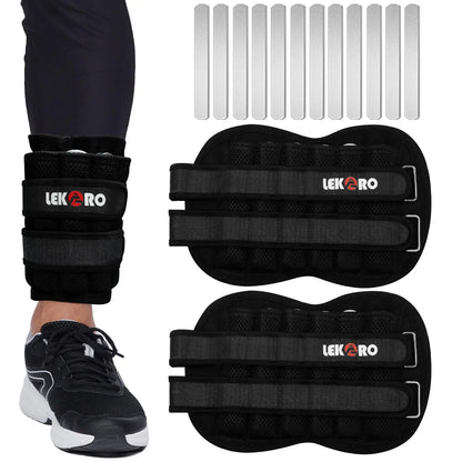 Adjustable Wrist & Ankle Weights for Strength Training & Running