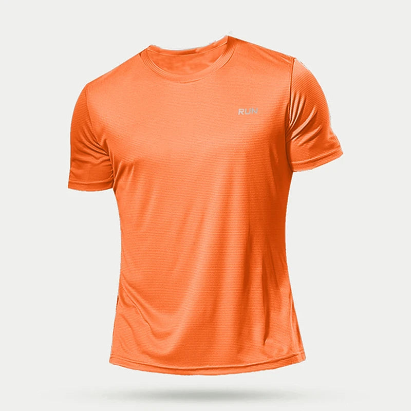Men’s Oversized Quick-Dry T-Shirt – Gym, Running & Fitness Short Sleeve Top