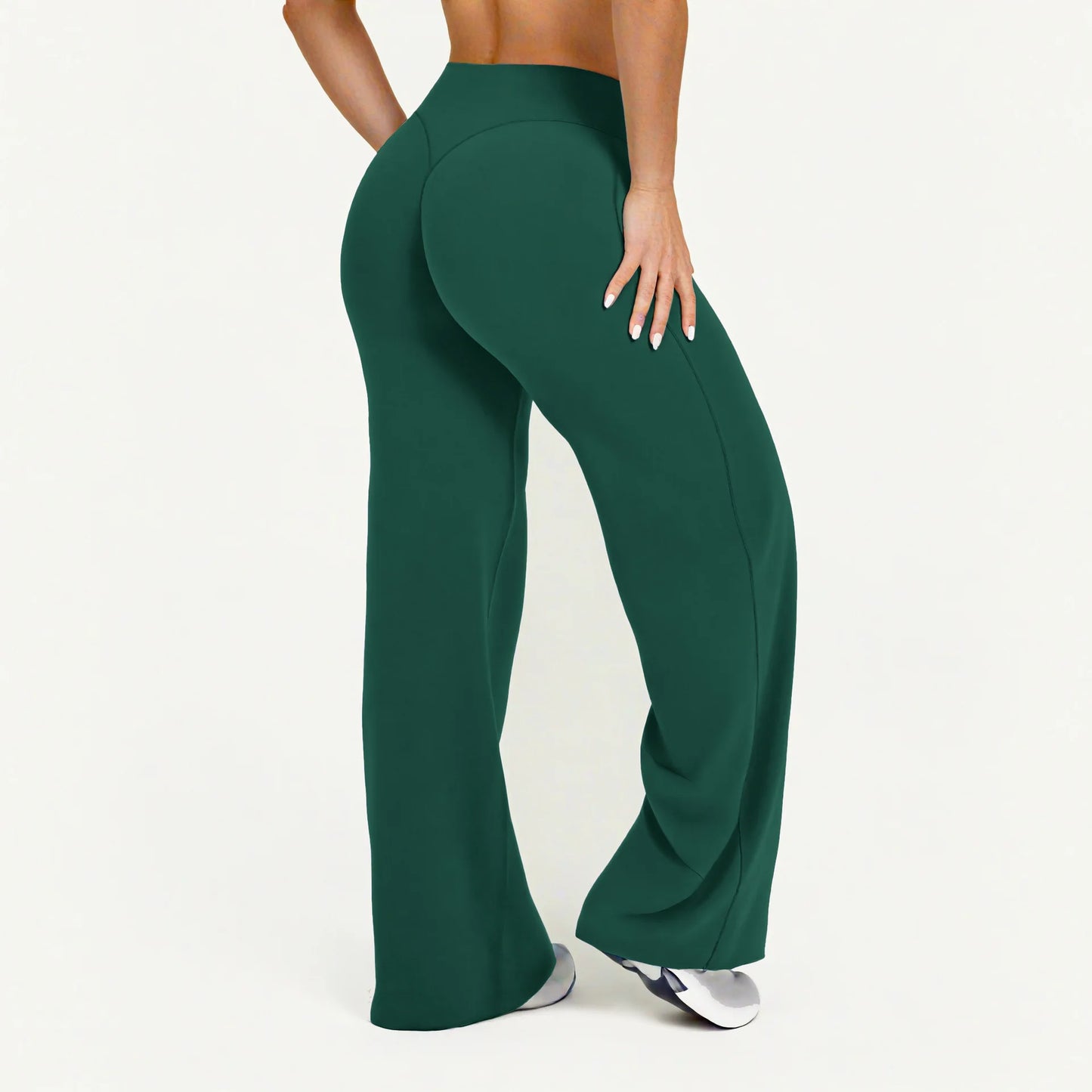 SoftMotion Straight-Leg High Waist Yoga Bottoms