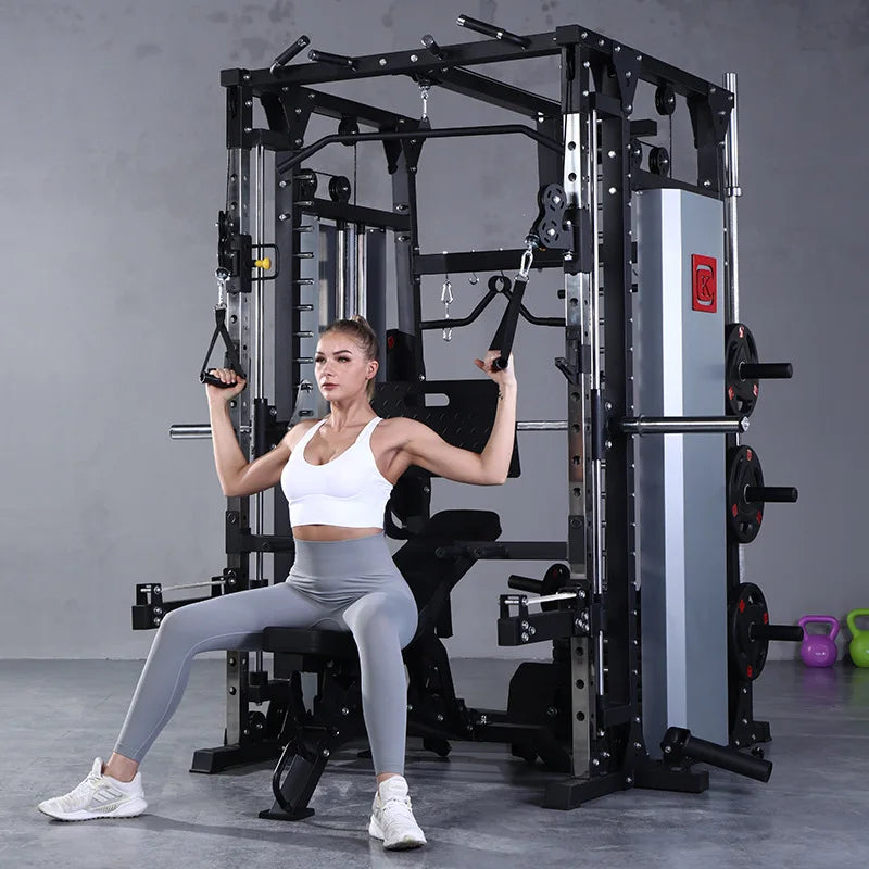 MIYAUP Smith Machine Home Gym – Multifunctional Squat Rack & Strength Training System