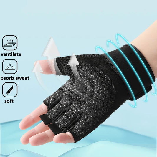 Gym Gloves for Men Women Fitness Weight Lifting Wristband  Exercise Cycling Glove Shockproof