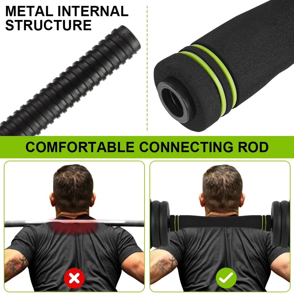 Adjustable Free Weight Dumbbells (44–88 lbs) with Connector Bar