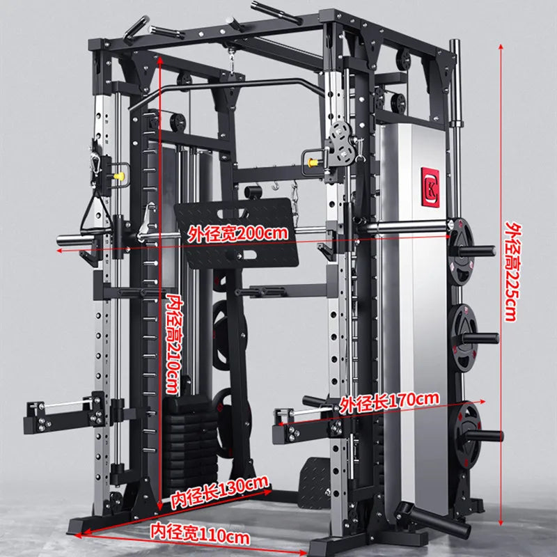 MIYAUP Smith Machine Home Gym – Multifunctional Squat Rack & Strength Training System