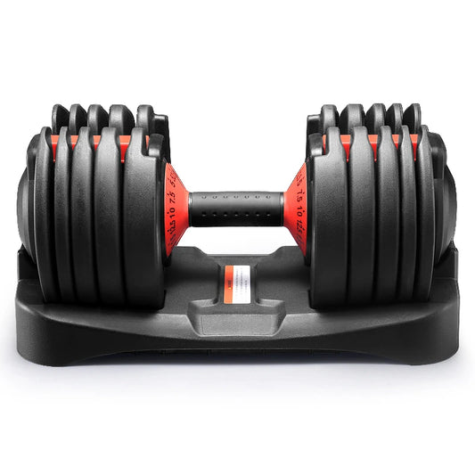Auto-Locking Adjustable Dumbbell for Full-Body Workouts