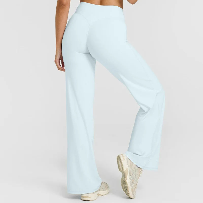 SoftMotion Straight-Leg High Waist Yoga Bottoms