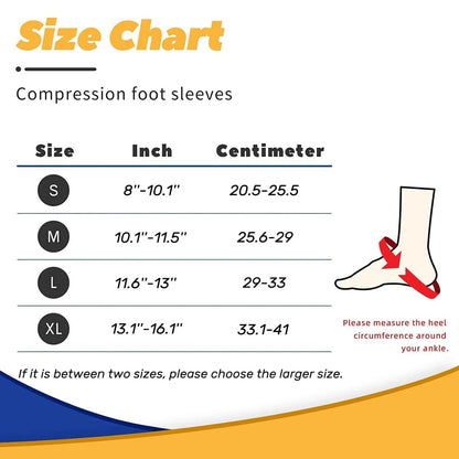 Ankle Support Brace – Compression Sleeve for Plantar Fasciitis, Running & Sports