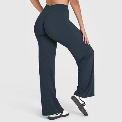 SoftMotion Straight-Leg High Waist Yoga Bottoms