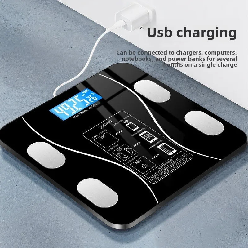 USB Intelligent Precise Body Fat Home Digital Scale Accurate Body Weight