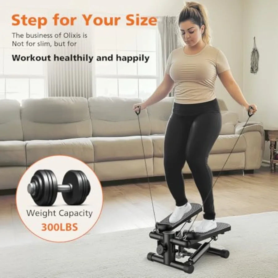 Mini Stepper Exercise Machine – Portable Stair Stepper for Home Cardio & Full Body Workout (300lb Capacity)