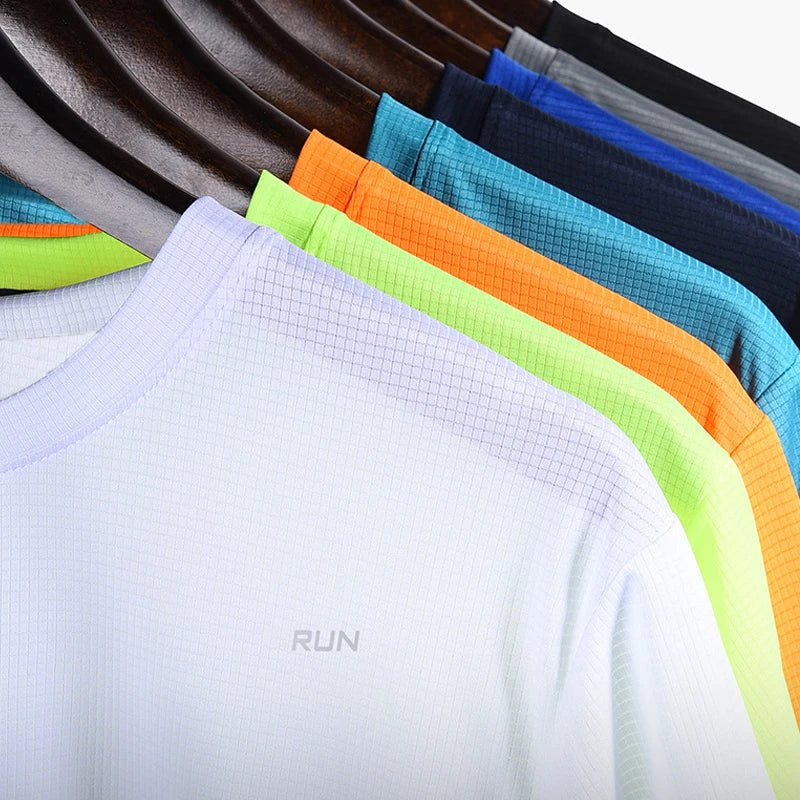 Men’s Oversized Quick-Dry T-Shirt – Gym, Running & Fitness Short Sleeve Top