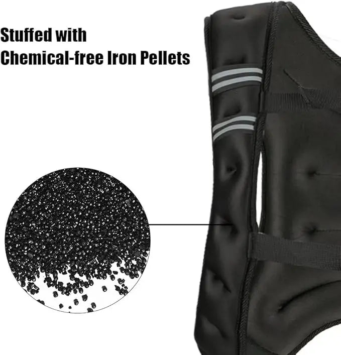 Weighted Vest for Men Women, 12 -30 Lbs Weights Included,