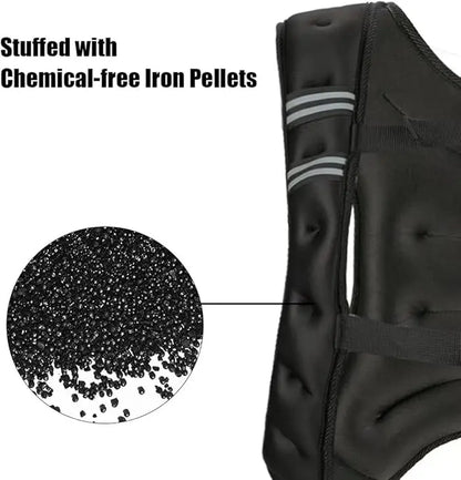 Weighted Vest for Men Women, 12 -30 Lbs Weights Included,
