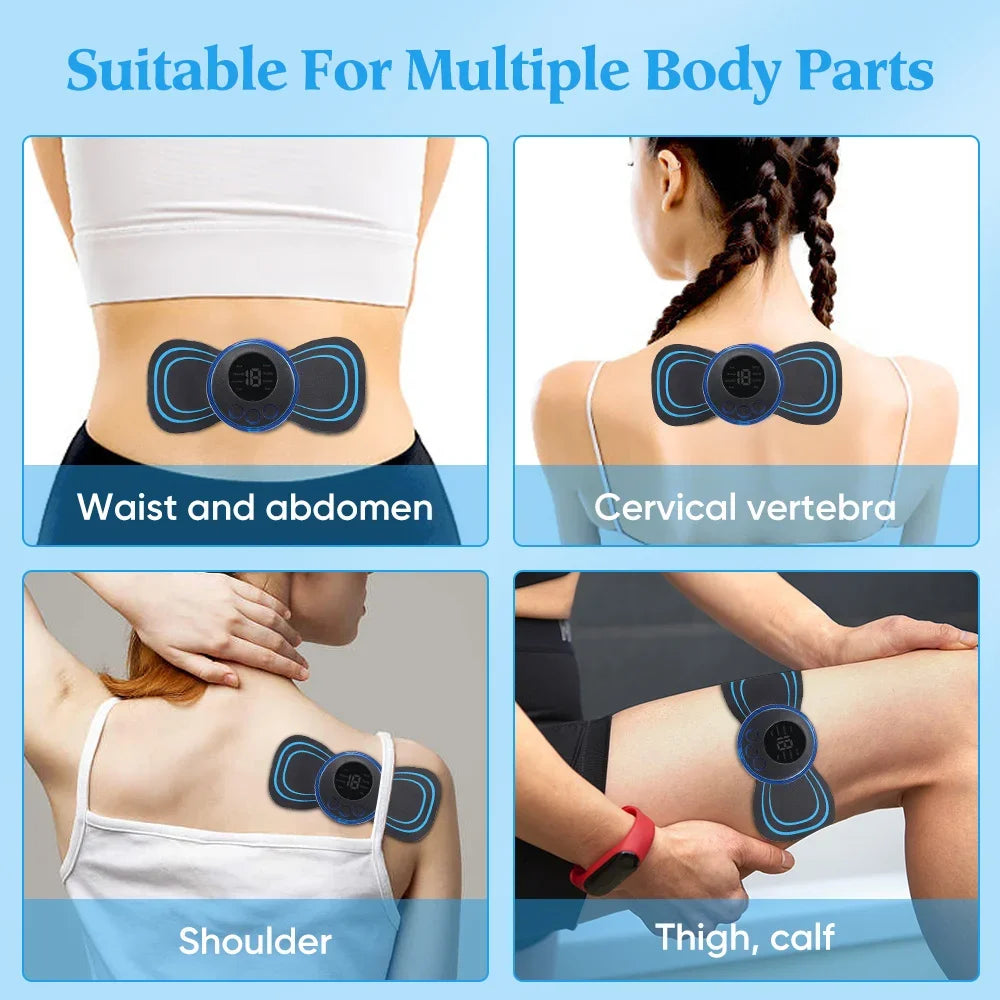 EMS Electric Neck Massager – Low Frequency Muscle Stimulator for Neck, Back & Body Recovery