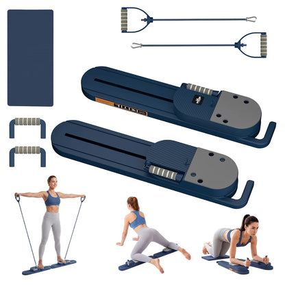 5-in-1 Adjustable Pilates Board – Foldable Full Body Trainer for Abs, Core & Glutes