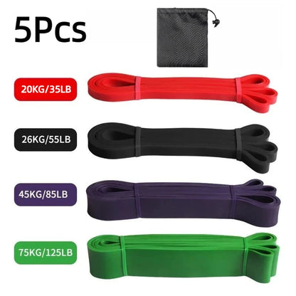 TPE Resistance Bands for Strength Training, Yoga & Fitness