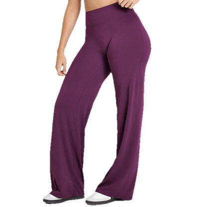 SoftMotion Straight-Leg High Waist Yoga Bottoms
